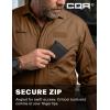 CQR Men’s Tactical Ripstop Zip-Front Coverall, Lightweight Durable Utility Work Jumpsuit for Mechanics and Technicians(Vortex Copper Brown)