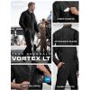 CQR Men’s Tactical Ripstop Zip-Front Coverall, Lightweight Durable Utility Work Jumpsuit for Mechanics and Technicians(Vortex Lt Black)