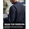 CQR Men’s Tactical Ripstop Zip-Front Coverall, Lightweight Durable Utility Work Jumpsuit for Mechanics and Technicians(Vortex Lt Operator Navy)