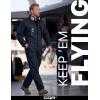 CQR Men’s Tactical Ripstop Zip-Front Coverall, Lightweight Durable Utility Work Jumpsuit for Mechanics and Technicians(Vortex Lt Operator Navy)
