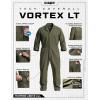 CQR Men’s Tactical Ripstop Zip-Front Coverall, Lightweight Durable Utility Work Jumpsuit for Mechanics and Technicians(Vortex Lt Soil Green)