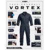CQR Men’s Tactical Ripstop Zip-Front Coverall, Lightweight Durable Utility Work Jumpsuit for Mechanics and Technicians(Vortex Operator Navy)