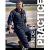 CQR Men’s Tactical Ripstop Zip-Front Coverall, Lightweight Durable Utility Work Jumpsuit for Mechanics and Technicians(Vortex Operator Navy)