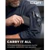CQR Men’s Tactical Ripstop Zip-Front Coverall, Lightweight Durable Utility Work Jumpsuit for Mechanics and Technicians(Vortex Operator Navy)