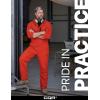 CQR Men’s Tactical Ripstop Zip-Front Coverall, Lightweight Durable Utility Work Jumpsuit for Mechanics and Technicians(Vortex Rescue Orange)