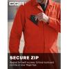 CQR Men’s Tactical Ripstop Zip-Front Coverall, Lightweight Durable Utility Work Jumpsuit for Mechanics and Technicians(Vortex Rescue Orange)