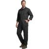 CQR Men’s Tactical Ripstop Zip-Front Coverall, Lightweight Durable Utility Work Jumpsuit for Mechanics and Technicians(Vortex Black)