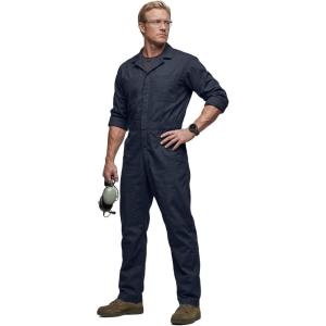 CQR Men’s Tactical Ripstop Zip-Front Coverall, Lightweight Durable Utility Work Jumpsuit for Mechanics and Technicians(Vortex Lt Operator Navy)