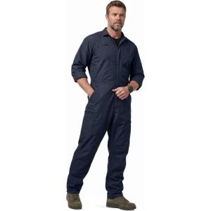 CQR Men’s Tactical Ripstop Zip-Front Coverall, Lightweight Durable Utility Work Jumpsuit for Mechanics and Technicians(Vortex Operator Navy)