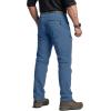 CQR Men’s Quick Dry Tactical Pants, Water Resistant Outdoor Pants, Lightweight Stretch Cargo Work Hiking Pants(Rocky Alpine W/Belt Glaucous)