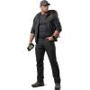 CQR Men’s Quick Dry Tactical Pants, Water Resistant Outdoor Pants, Lightweight Stretch Cargo Work Hiking Pants(Rocky W/Belt Black)