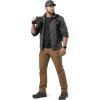CQR Men’s Quick Dry Tactical Pants, Water Resistant Outdoor Pants, Lightweight Stretch Cargo Work Hiking Pants(Rocky W/Belt Hazelnut)