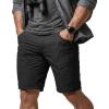 CQR Men’s Quick Dry Stretch Hiking Cargo Shorts, Lightweight Water Resistant Tactical Casual, Golf & Outdoor with Pockets(Rocky Aero Flex Black)